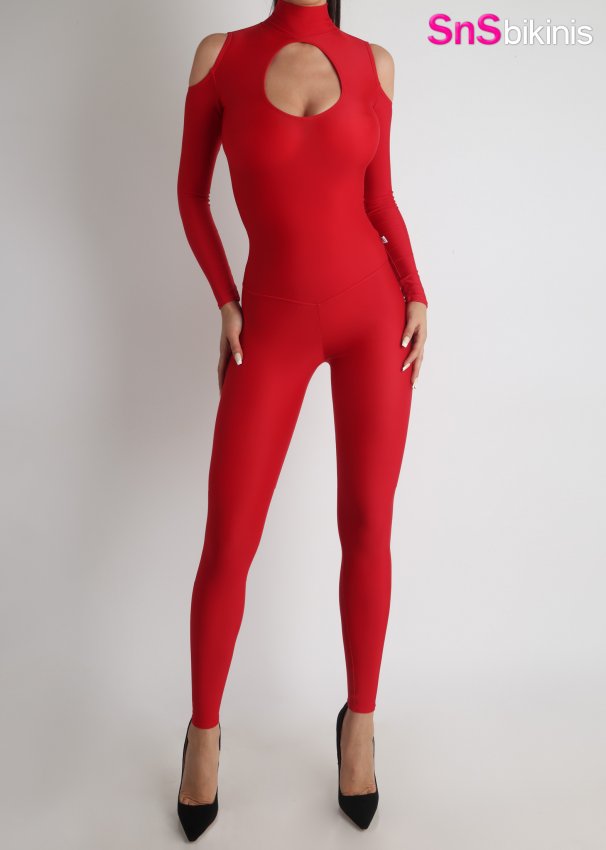 WILDCAT New Stretchy Sexy Long Sleeves Jumpsuit
