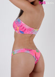 HAWAI FLOWERS Strappless Top and Brazilian Cut Bottom