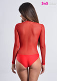 TULIP Sexy Long-sleeves Mesh Bodysuit