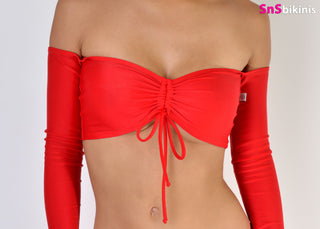 HOT KYLIE Long-Sleeves Maxi Bikini