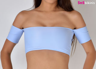 LINDA Cute & Seductive Shoulder Top Bikini