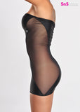 LUXURY Sensual Sheer Party Mini Dress