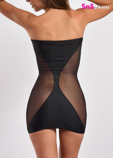 LUXURY Sensual Sheer Party Mini Dress