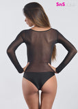 LADY New Sheer Longsleeves BodySuit