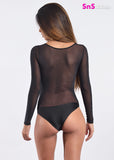 LADY New Sheer Longsleeves BodySuit