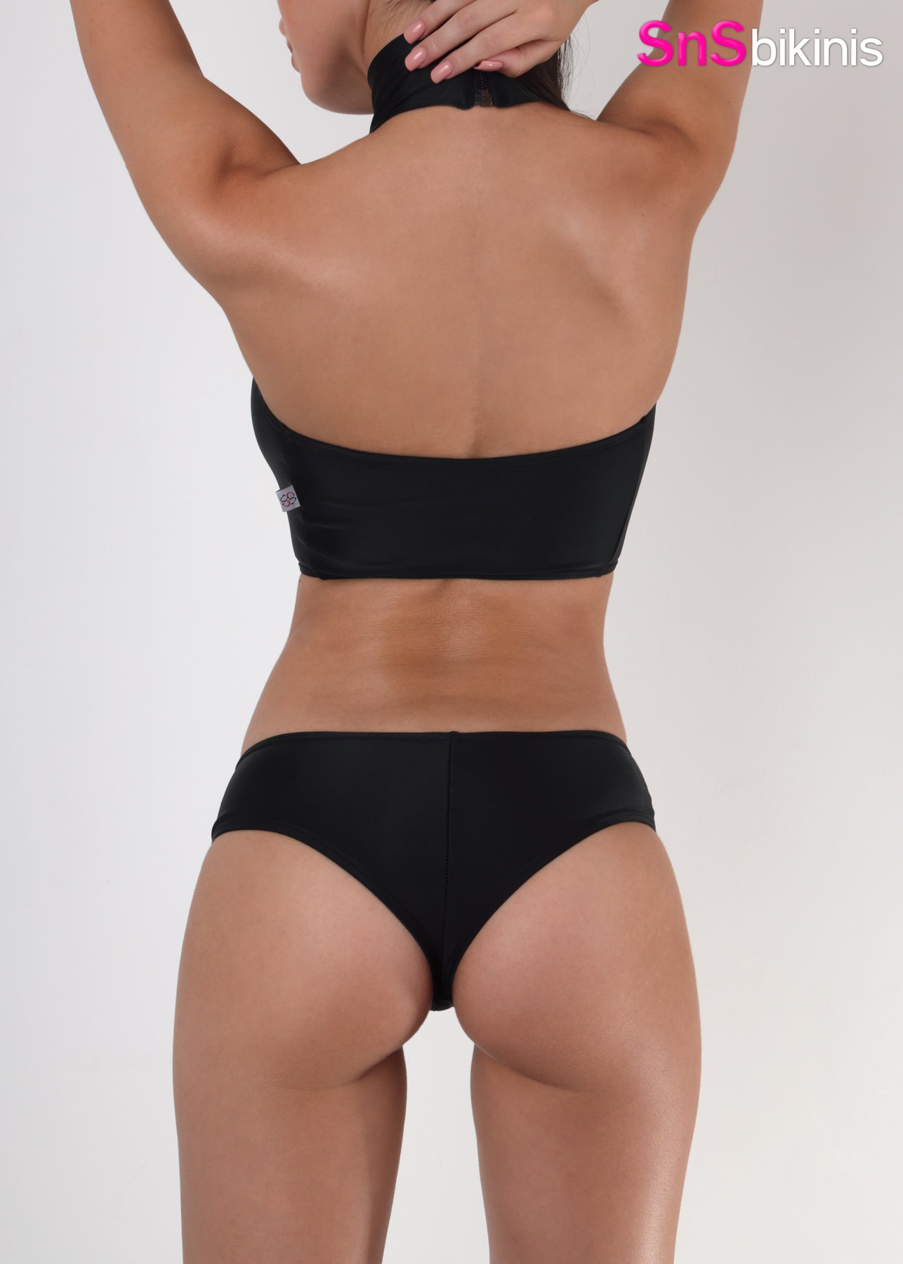 WAVE BREAKER Sporty Maxi Halter Top and Boy Short Bikini