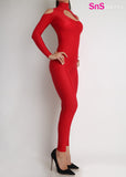 WILDCAT New Stretchy Sexy Long Sleeves Jumpsuit