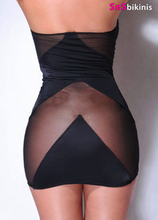 AFRODITA Hot Sheer Mini Dress