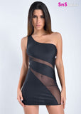 HEAVEN Seductive Sheer Translucent Mini Dress