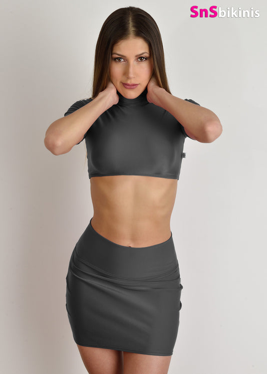 Sexy HIDDEN LOVE Skirt and Top set