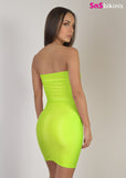 New! IVY Long Neon Tight Dress