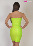 New! IVY Long Neon Tight Dress