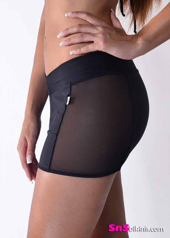 QUEEN Sexy Mini Sheer Skirt