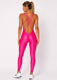 Scarlett New Shiny Effect Jump Suit