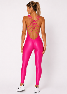 Scarlett New Shiny Effect Jump Suit