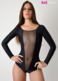 REBECCA Sheer Bodysuit