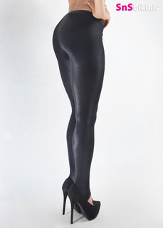 New! ELECTRA Sexy Shiny Leather Effect Leggings
