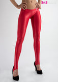New! HOT SAUCE Shiny Liquid Effect Leggings