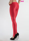 New! HOT SAUCE Shiny Liquid Effect Leggings