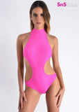 SWEET PLUM Very Sexy Tie sides and turtleneck Swimsuit