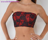 PASSION FLOWERS Sexy Strapless Top