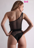 VOGUE Sexy & Elegant Sheer Mesh Bodysuit