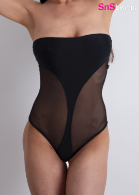 TITAN Sheer One Piece Suit Bodysuit