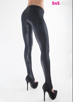 New! ELECTRA Sexy Shiny Leather Effect Leggings
